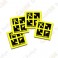 Mini stickers Groundspeak - Conjunto de 4