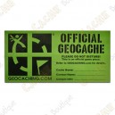 Patch Geocaching Groundspeak camuflagem