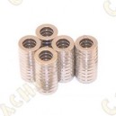 &Iacute;manes neodimios 20x4x2mm - Conjunto de 10