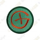 Patch geocaching - cor de laranja