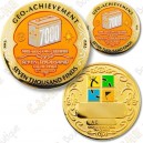 Geo Achievement 7000 Finds - Coin + Pin