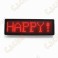 Scrolling LED badge