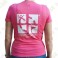 Trackable "Travel Bug" T-shirt for Women - Pink