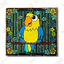 Geocoin "Macaw" - Amarelo