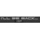 Suéter "I'll be back" Homens - Negro