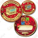 Geo Achievement&reg; 9000 Finds - Coin + Pin