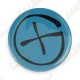 Badge Geocaching - Bleu