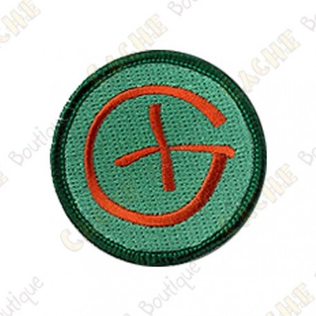 Patch geocaching rond - Orange