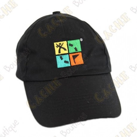 Gorra logo Groundspeak - Negra