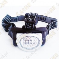 Lampe frontale 8 LED