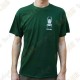 T-Shirt "Travel Bug" Trackable Homme - Vert