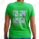 T-Shirt "Travel Bug" Trackable Femme - Vert
