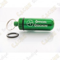 Micro capsule "Official Geocache" 5 cm - Verte
