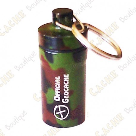 Micro cache "Official Geocache" 5,2 cm - Camuflagem