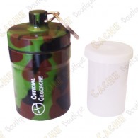 Huge micro cache "Official Geocache" 8 cm - Camo