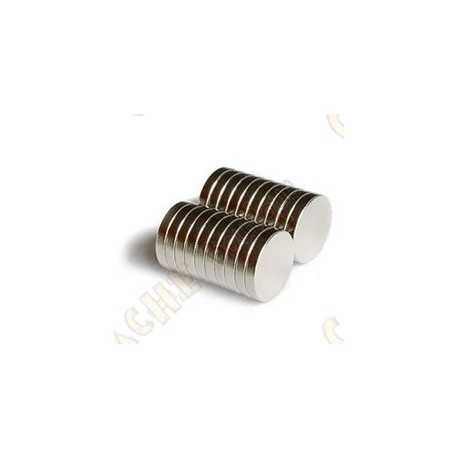 Neodynium magnets, 12mm - Pack of 10