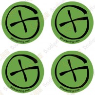 Sticker Geo "Round Small" - Conjunto de 4