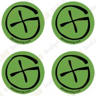 Sticker Geo "Round Small" - Pack of 4