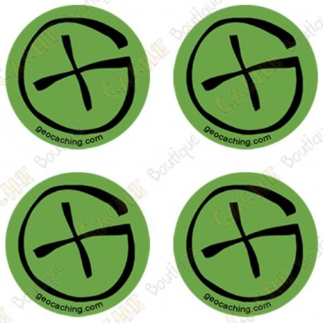 Sticker Geo "Round Small" - Conjunto de 4