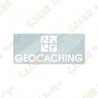  Logo g&eacute;ocaching Groundspeak &agrave; placer &agrave; l'int&eacute;rieur de votre v&eacute;hicule pour qu'il soit visible de l'ext&eacute;rieur. 