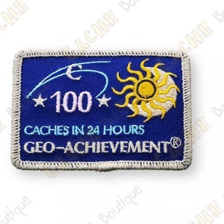 Geo Achievement® 24 Hours 100 Caches - Patch