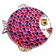 Géocoin "Rainbow Fish" - Girly Silver LE