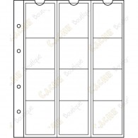  12 pockets per sheet for your geocoins up to 44 mm. 