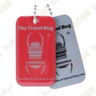 Travel bug oficial Groundspeak con QR code. 