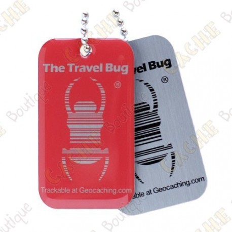 Travel bug QR - Rojo