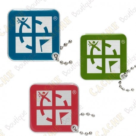 Geocaching logo travel tag - Color pack