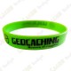 Geocaching silicone wristband - Green