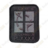  Geocaching Logo Trackable Patch - Negro