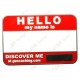 Name tag blank - Vermelho