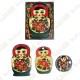 "Matryoshka Doll" Geocoin - Red