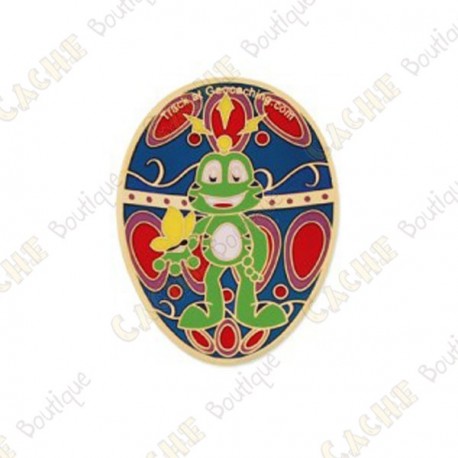 Geocoin "Signal the Frog®" - Gold Egg