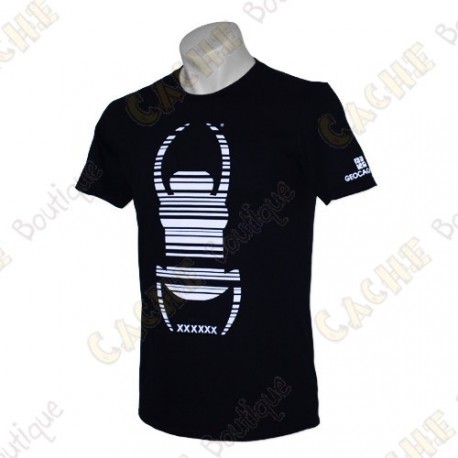 T-Shirt "Travel Bug" Trackable - Noir