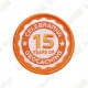 Patch "15 years of Geocaching"