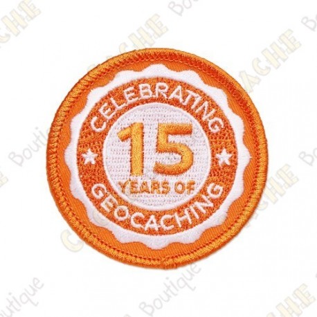 Patch "15 years of Geocaching"