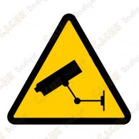 Cache "Attention vidéo surveillance" 