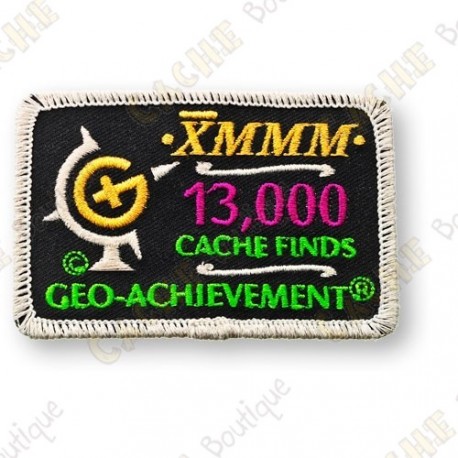 Geo Achievement® 13 000 Finds - Patch