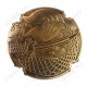 Geocoin "Sea Compass" - Antique Gold