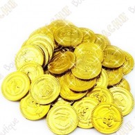 Monedas de los piratas x 4 - Oro