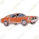 Geocoin "Mustang" - Orange