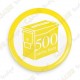 Geo Score Badge - 500 Finds