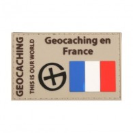 Parche "Geocaching en France" PVC