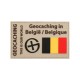 "Geocaching en Belgique" PVC patch