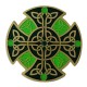 Géocoin "Croix celtique" - Vert