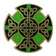 Géocoin "Croix celtique" - Vert