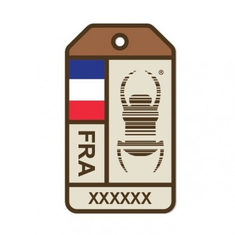 Sticker Travel Bug "Origins" - Francia