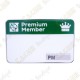 Trackable event name tag - Premium Member